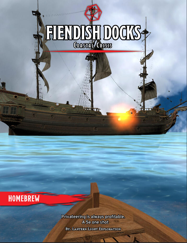 Image of the first one shot released titles "Fiendish Docks".